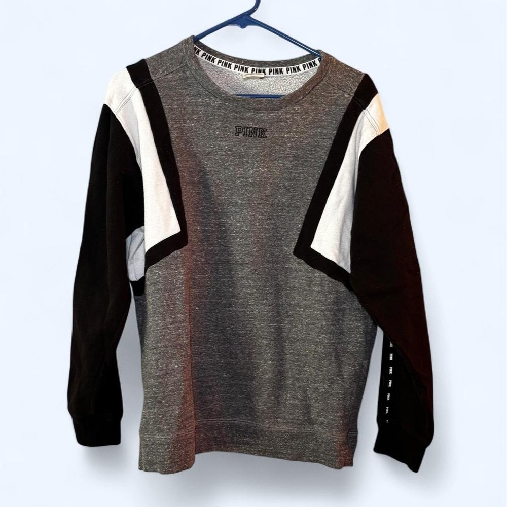 y2k Victoria's Secret PINK Grey Long Sleeve Comfy Loungewear Shirt